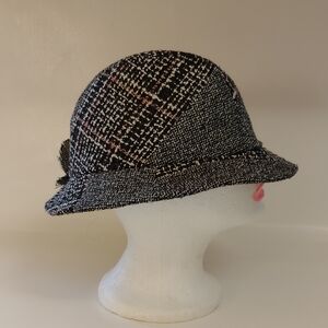 Elegant Black and White Women's Hat
